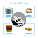 Can Opener Manual,Stainless Steel Can Openers Fit For Variety Cans,Built In G1B3