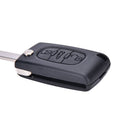 Entry Remote Flip Key Shell Fob 3 Buttons For Peugeot 407 307 308 607 CE0523 LJ