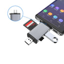 6-in-1 Type C Memory Card OTG Readers USB3.0 SD TF Cards Adapter For PC Android