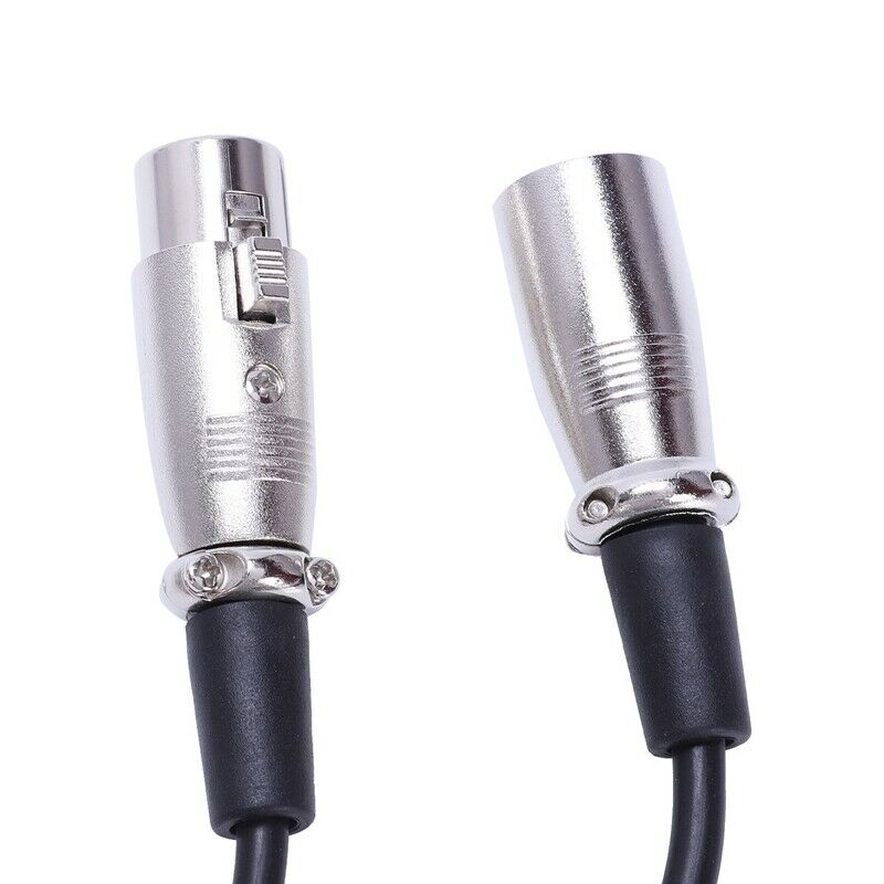 3-Pin XLR Male to Female miniphone Extension cable 1M