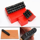 2 Packs Numbers Metal Punch Stamp Set with Storage Case for Metal Crafts Print