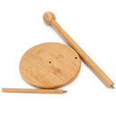 Kitchen Home Countertops Bamboo Stand Paper Towel Holder Holds Over-Sized ORO