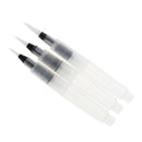 3Pcs Refillable Water Coloring Brush Pen + Aluminium Mixing Paint Palette Tray