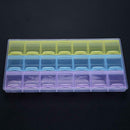 21 Grids Weekly Pills Storage Box Candy Sundries Container Home Organizer A