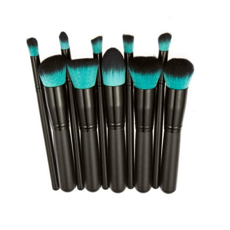 10pcs Women Lady Professional Soft Cosmetic Eyebrow Shadow Makeup Brush S BRF