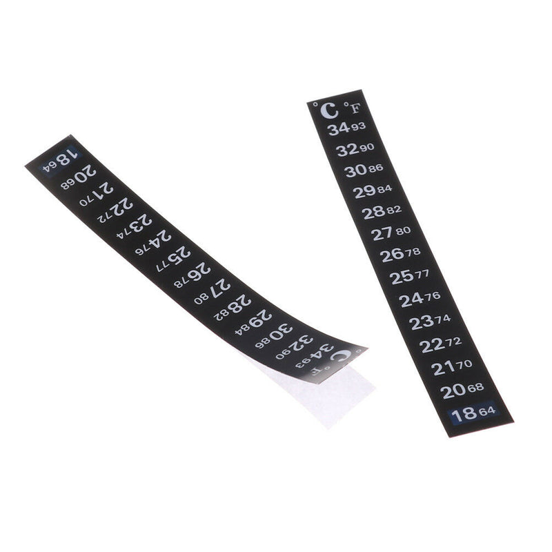Stick On Thermometer Temperature Gauge Heater Stickers Aquarium fish M& FT