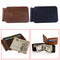 Black Men's Leather Wallet Cowhide Money Clip Credit Card Holder Purse