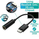 USB C Type C to Aux 3.5mm Adapter Headphone Jack Cable Huawei S9 For Samsun H0M8