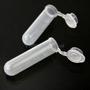 50 Pcs New 5ml Plastic Clear Empty Tube Sample Storage Container Crafts Beads