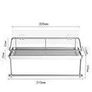 Adhesive Paper Towel Holder Shelf,Wall Mounted Paper Towel Holder Basket fo