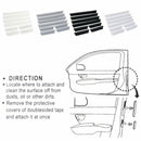 8x New Car Door Edge Guard Trim Molding Protection Crash Scratch Protector Black