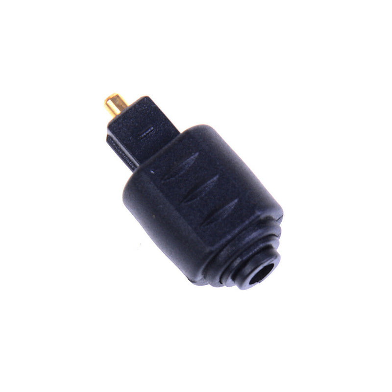 2Pcs optical audio adapter 3.5mm female jack plug to digital toslink male FT