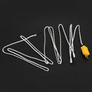 2PCS K Type 0-400C Temperature Sensor Thermocouple Probe 2 Meter 6.6Ft