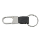 New Fashion Black Leather Strap Keyring Keychain Key Chain Ring Key Fob Y9W7