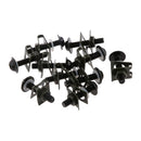 Motor CNC M6 Fairing Bolts Kit Fastener Clips Washes Screws Nuts Black