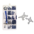 RC Crawler Car Screws & Nuts + Front Rear Shock Holder for WLtoys 144001 Parts