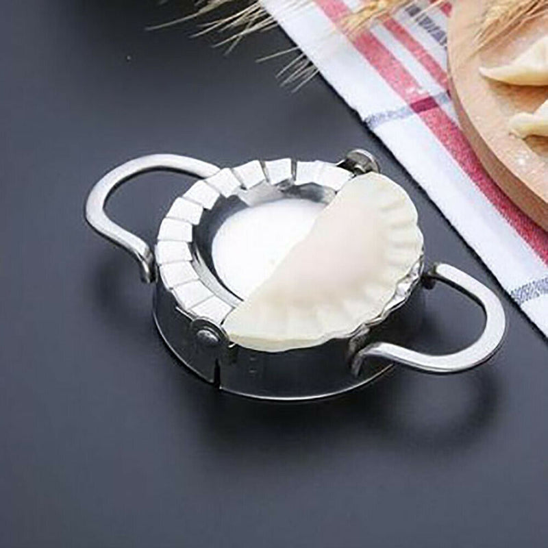1 x Stainless Dumpling Maker Wrapper Dough Cutter Pie Ravioli Mould Newest Use