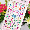 1Sheet LJeart Rhinestone Phone Car Art Craft Diy Scrapbooking Stickers Kids LJ