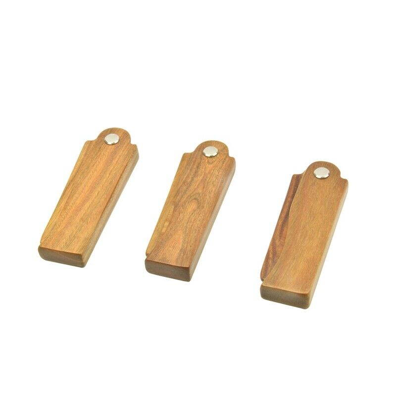 Wood Folding Comb Set Mini Pocket Comb Beard Care Styling Tool for Men's Wo O1N8