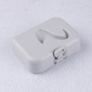 Denture false teeth storage box case with mirror and clean brush appliance 3C