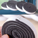 8pcs Door Window Foam Sticky Tape Strip Seal Noise Insulation Excluder Tap IAT