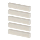 5x Cattle Bone UNFINISHED Bridge Nut for Guitar Handmade Replacement Beige 52mm