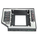 SATA 2nd HDD SSD Hard Disk Case 9.5 / 12.7mm Universal DVD-ROM ODD Optica BWP