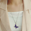 2Pcs Color Change Mood Emotion Necklace Changeable Jewelry Set Choker Gifts