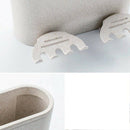 Self Adhesive Natural Wheat Straw Cup Hanger with Toothbrush Holder Wall Mo V5G8