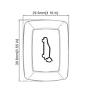 1pc Car Rear Trunk Door Light Open Switch Button Tail Lamp Useful fgd OFV