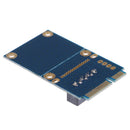 1Pc mSATA PCI-e Express SATA SSD Slot To 7 Pin SATA HDD Convert Card AdapterJC!E