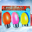 Pack of 6 Reflective Christmas Car Decorations Decals Holiday Lights Magnet DIY