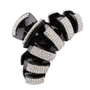 Womens Crystal Hair Clip Hairpin Rhinestone Headwear Claw Clamp Accessory