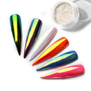 DIY Nail Art Pigment Glitter Mirror Mermaid Chrome Powder Dust Gel Polish Tips
