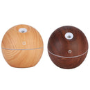 Led Colorful Usb Intelligent Induction Wood Grain Humidifier Ultrasonic Air