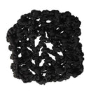 Cover chignon's dancing and skating girls' black hair net, 2 pcss