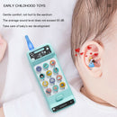 Retro Phone Baby Early Educational Toys For 3 6 9 12 Month Newborn Pink