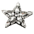 Star Sew on Patch Beads Rhinestone Repair Applique Motif DIY Garment Decor