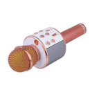 Wireless Bluetooth Karaoke Microphone KTV Mini Portable Speaker (Pink)