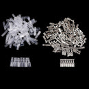 100X 4.8mm Crimp Terminal Female Spade Connector 22-16AWG w/ Insulating Sleeve3C