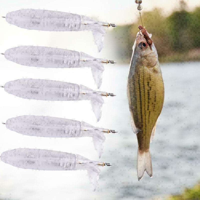 5pcs Unpainted Blank Lure Body 2 Sections Jointbait 105mm Lure 14.8g Q8N3 P A5C6
