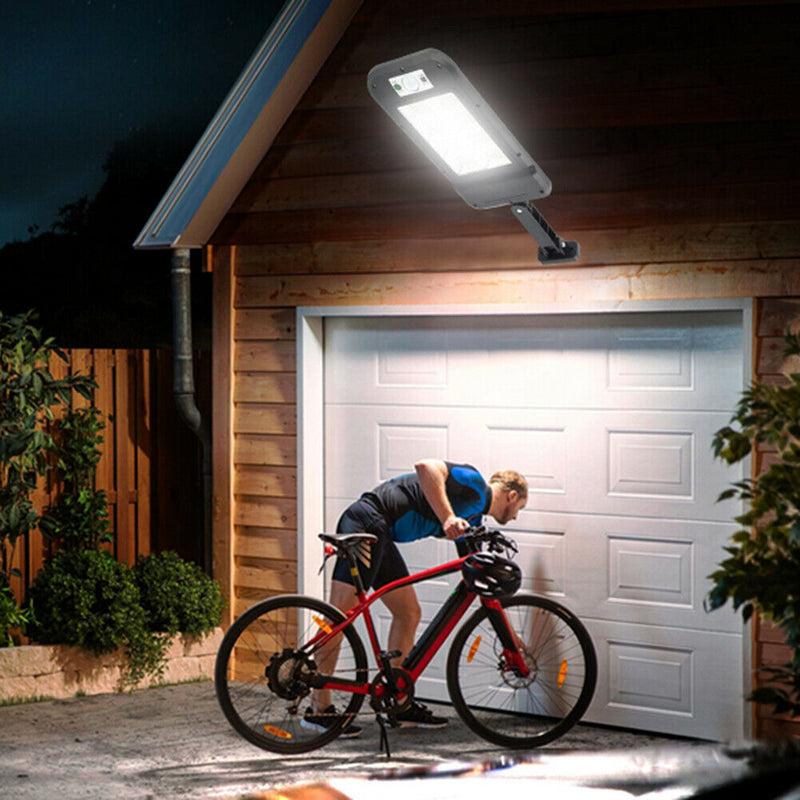 160COB Waterproof Solar Wall Light Motion Sensor Remote Control Lamp (C)