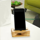 Wood Bamboo Phone Holder Sound Speaker Amplifier Desk Dock Docking Phone Stand