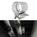 1pc 2.5 Inch 2 1/2 Inch Lap Joint Exhaust Band Clamp-Preformed Stainless St K3L1