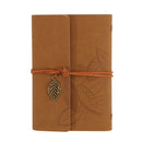 Retro Notebook String Loose-leaf Sketchbook Student Stationery (Yellow)