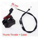 22mm Metal Thumb Throttle Holder + Throttle Cable Assembly For Kazuma Sunl