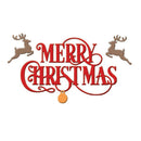 Merry Christmas Reindeer Metal Cutting Dies Scrapbooking Album Cards Craft DIY