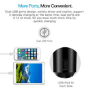 2 in 1 Wireless Bluetooth Stereo Earbud In-ear Earphone+ USB Car Charger