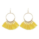 4PCS Womens Fashion Bohemian Earrings Long Tassel Fringe Boho Dangle Jewel EOD
