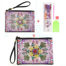 DIY Colorful Special Shaped Diamond Painting Wristlet Clutch Zipper Wallet